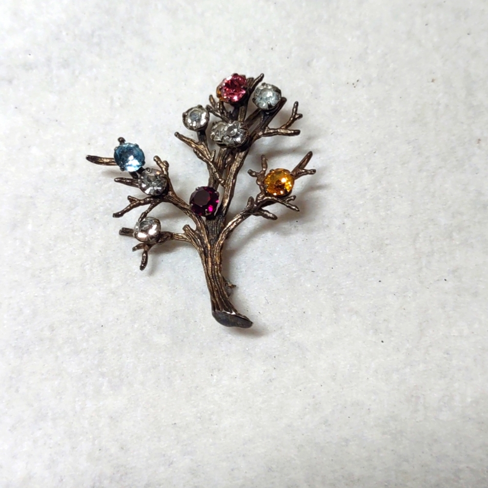Vintage Carl Art Tree of life brooch